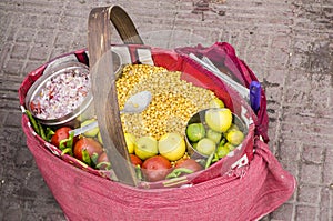 Rosted chicpeas - Indian snack. photo
