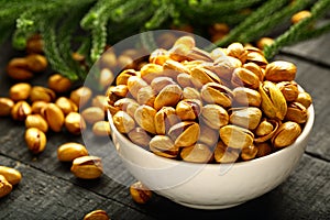 Rosted pistachio- vegetarian snack