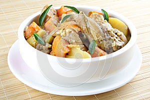 Rosted vegetable with chicken