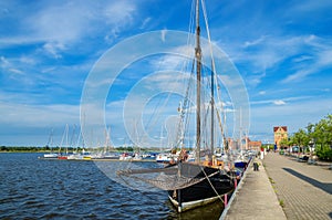 Rostock harbor. Germany