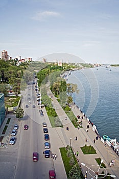 Rostov-on-Don city and river Don