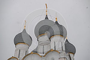 Rostov Kremlin Assumption ortodhox cathedral domes