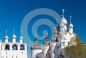 Rostov Kremlin. Belfry and Church of the Resurrection of Christ