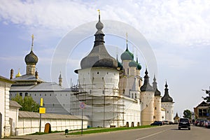 Rostov kremlin gate tower orthodoxy museum