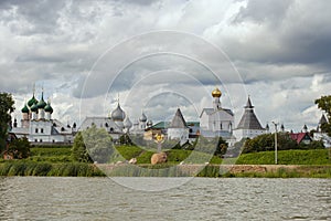 Rostov Kremlin on the lake Nero photo
