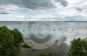 Lake Nero in the Yaroslavl region. The Golden ring of Russia. photo