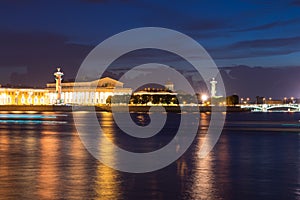 Rostral column in Saint-Petersburg