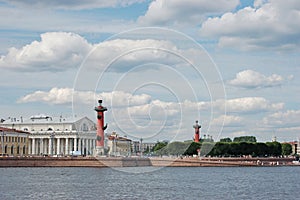 Rostral columns and building of the Stock Market