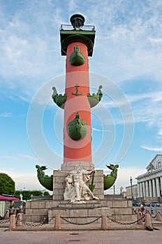 Rostral columns in Saint Petersburg