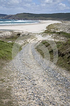 Rostro Beach; Finisterre; Costa de la Muerte; Galicia photo