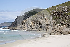 Rostro Beach; Finisterre; Costa de la Muerte; Galicia photo