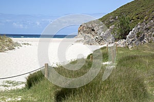 Rostro Beach; Finisterre; Costa de la Muerte; Galicia photo