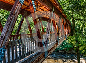 Roswell Mill Covered Bridge photo