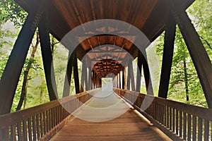 Roswell Mill Covered Bridge photo
