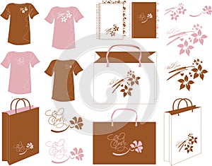 Rosy brown design bag