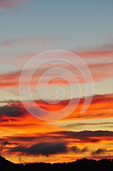 Rosy dawn on top of Hehuanshan