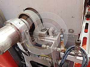 Rotary contact attached on cable drum