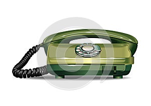 Rotary dial telephone