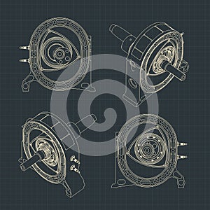 Rotary engine drawing