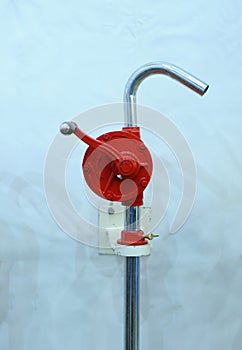 Rotary hand water pump set for work