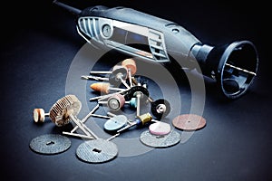 Rotary tools with accessory