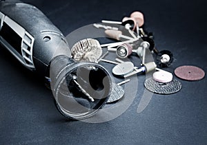 Rotary tools with accessory