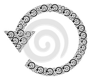 Rotate Ccw Recursion Mosaic of Itself Items