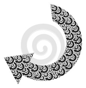 Rotate Recursion Composition of Itself Items