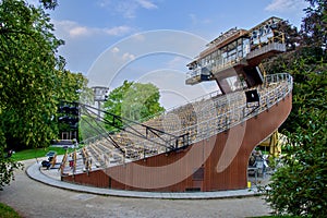 Rotating auditorium of the theater, Cesky Krumlov