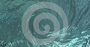 Rotating blue abstract swirl whirlpool, abstract background animation, seamless loop