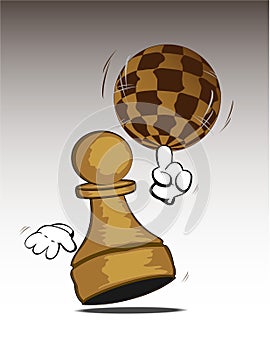 Rotating chess world