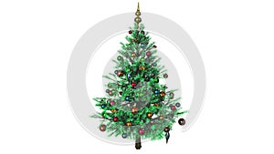 Rotating Christmas tree