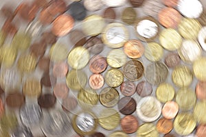 Rotating coins photo