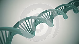 Rotating DNA Double Helix Strands Background