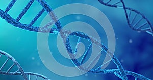 Rotating DNA Synthesis and Replication Molecule Process in Vitro. Concept of CRISPR Biotechnology and Bioengineering.