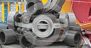 Rotating Gears Sprockets