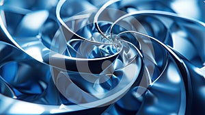 Rotating Geometric Structure - Abstract 3D Animation Loop