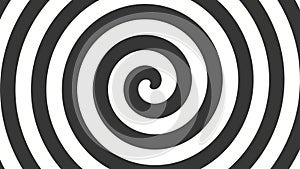 Rotating and looping hypnosis spiral