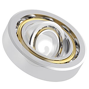 Rotating metallic bearing