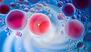 rotating planets in space