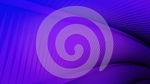 Rotating three-dimensional line. Animation. Three-dimensional structural lines are twisted into loop. Abstract animation