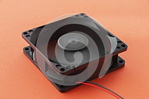 rotating vector computer fan, 12 volt,