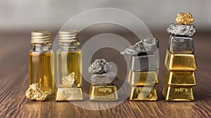 Rotation chart icon concept for visualizing the performance of various commodities within the sector rotation framework