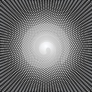 Rotation pattern. Abstract convex textured background.