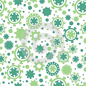 Rotavirus seamless pattern