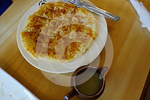 Rotee (Indian pancake) is the most popular snack.