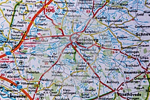 Rotenburg, Germany, on a road m