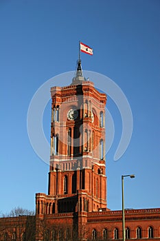 Rotes Rathaus (red townhall) in Berlin