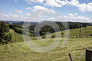 Rothaar Mountains with meadows