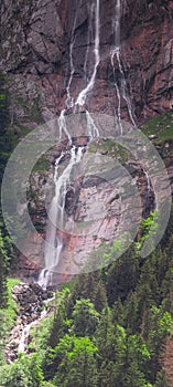 Rothbach Waterfall near Konigssee lake in Berchtesgaden National Park, Germany